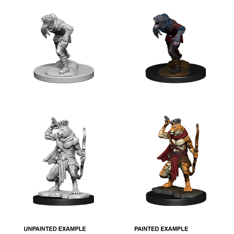 Mini - D&D Nolzur's Marvelous : Wererat & Weretiger