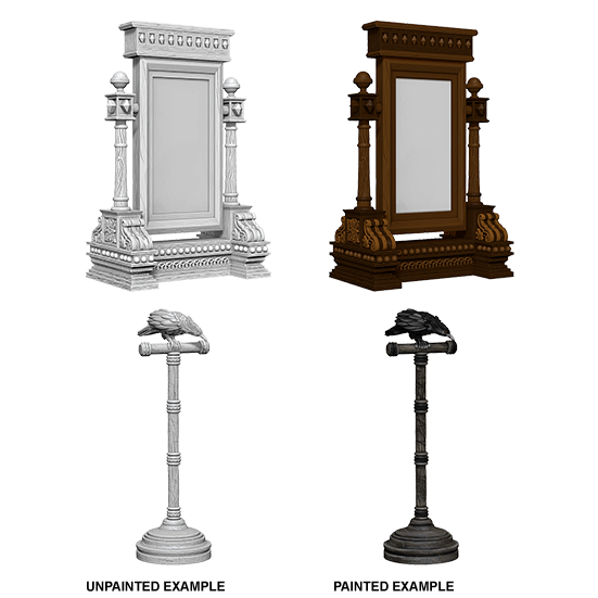 Mini - Deep Cuts : Mirror & Bird on Stand