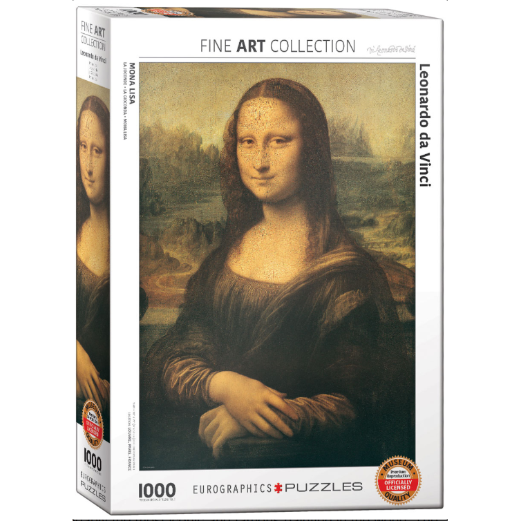 Puzzle (1000pc) Fine Art : Mona Lisa