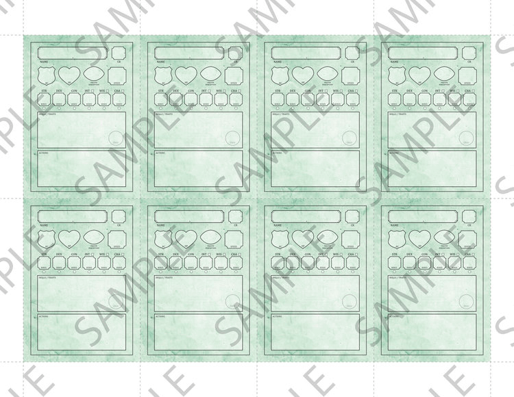 Combat Cards : Monster Cards