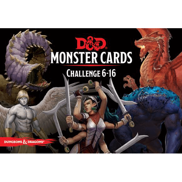 dnd 5e monsters by challenge rating D&D (5e) Monster Cards (CR 6-16) — Twenty Sided