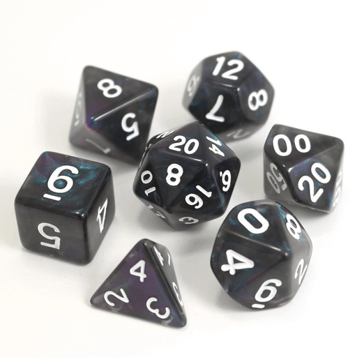 Dice 7-Set Moonstone (16mm) Dreamwalker