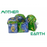 Dice 7-set Mother Earth (16mm) Green / Blue