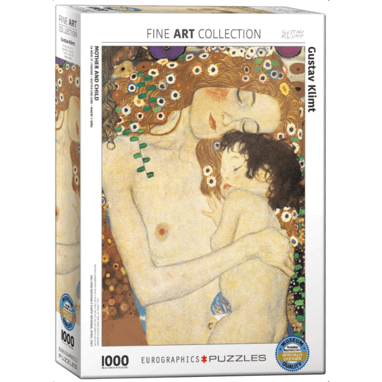 Puzzle (1000pc) Fine Art : Mother and Child Detail