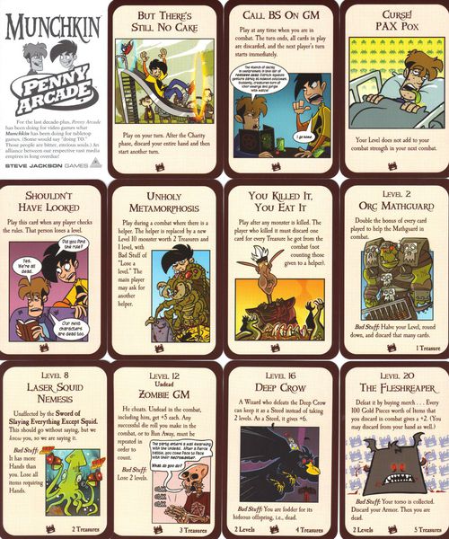 Munchkin Booster : Penny Arcade
