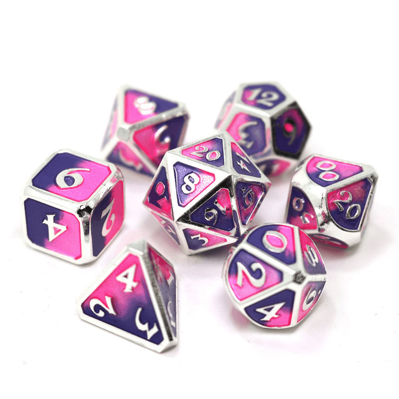 Dice 7-set Metal Mythica (16mm) Spellbinder Fae Queen