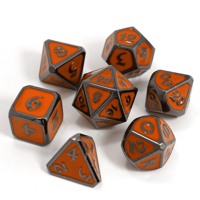 Dice 7-set Metal Mythica (16mm) Sinister Harvest