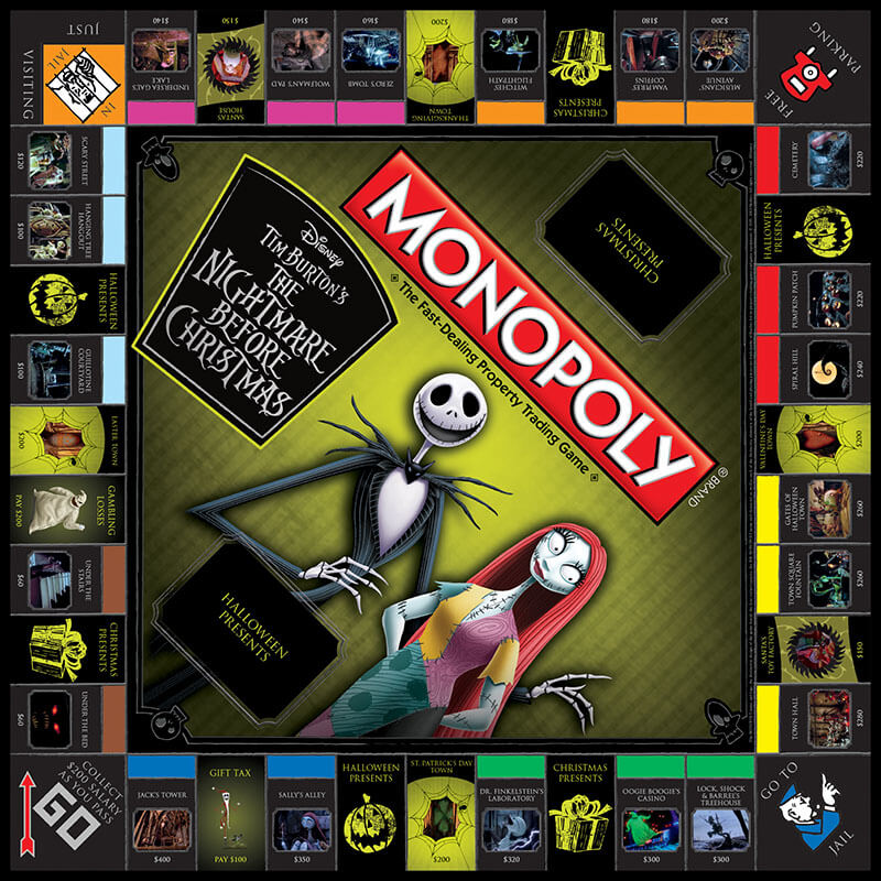 Monopoly Nightmare Before Christmas 25 Years