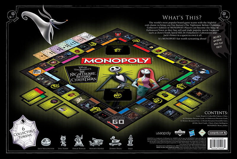 Monopoly Nightmare Before Christmas 25 Years