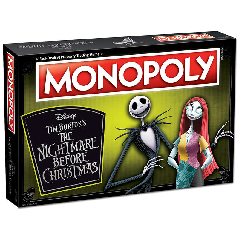 Monopoly Nightmare Before Christmas 25 Years