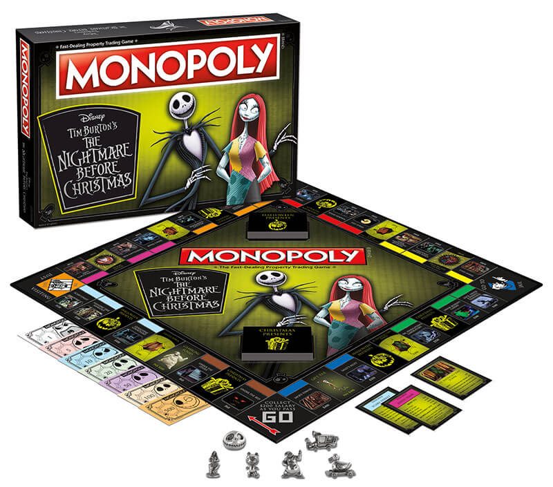 Monopoly Nightmare Before Christmas 25 Years