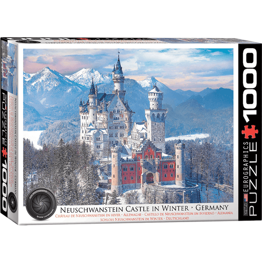 Puzzle (1000pc) HDR Photography : Neuschwanstein Castle in Winter