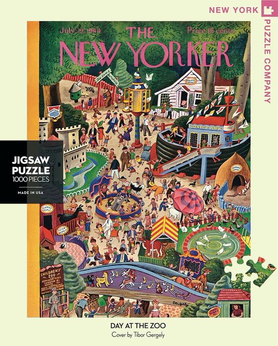 Puzzle (1000pc) New Yorker : Day at the Zoo