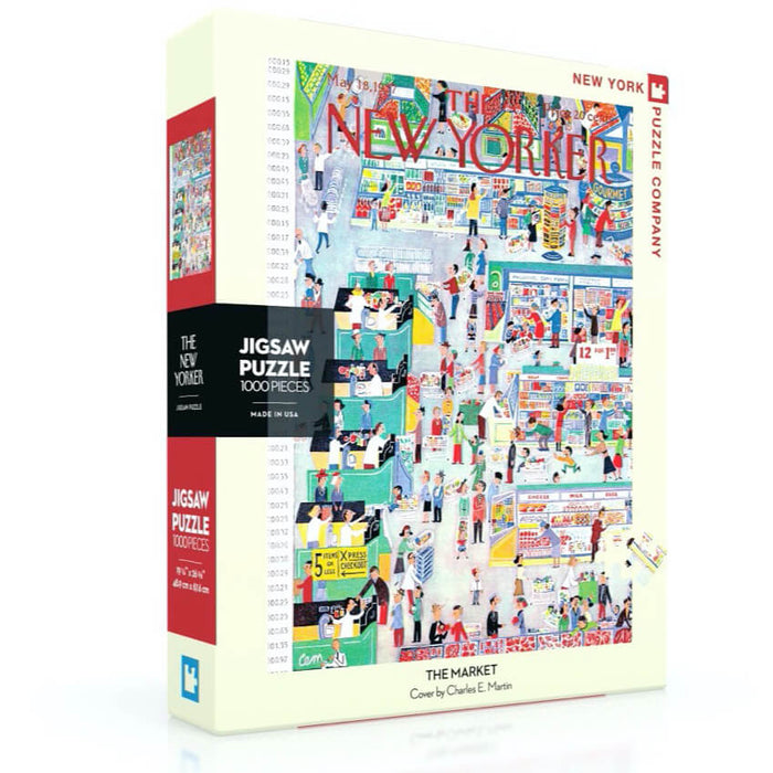 Puzzle (1000pc) New Yorker : The Market