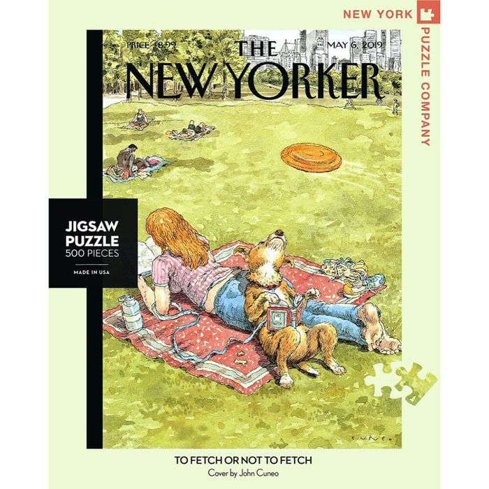 Puzzle (500pc) New Yorker : To Fetch or Not to Fetch