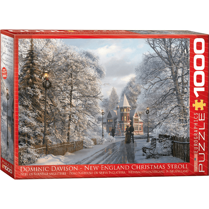 Puzzle (1000pc) New England Christmas Stroll