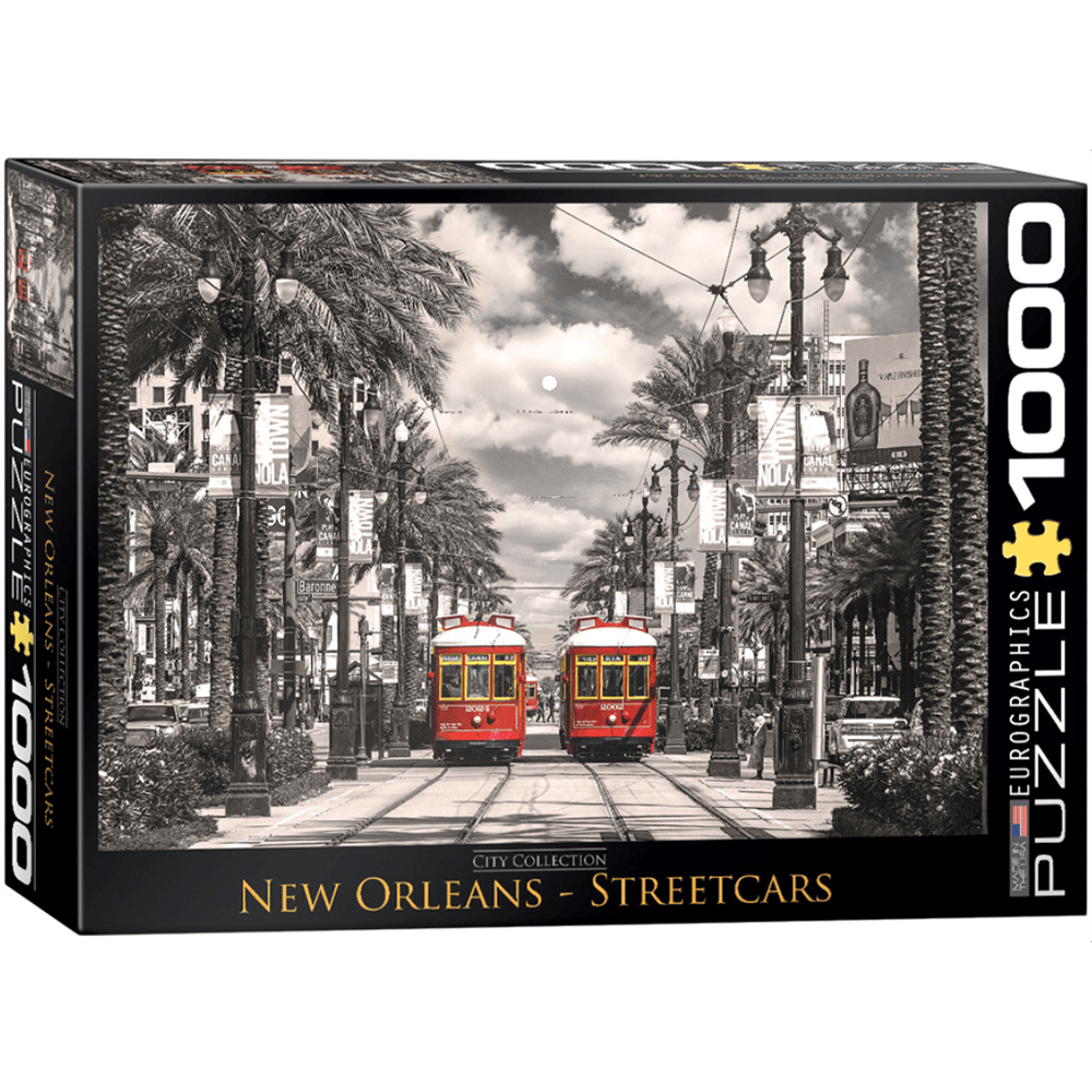 Puzzle (1000pc) City : New Orleans Streetcars