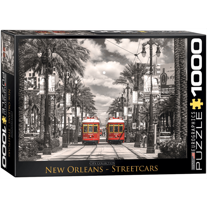 Puzzle (1000pc) City : New Orleans Streetcars