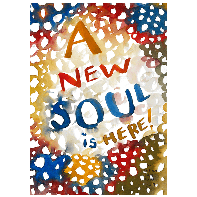 Greeting Card (5x7in) New Soul