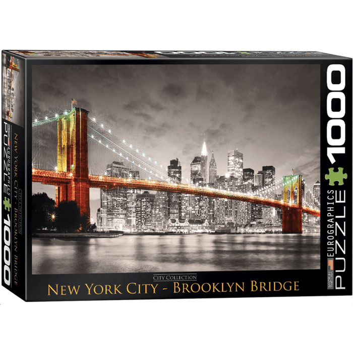 Puzzle (1000pc) City : New York City Brooklyn Bridge