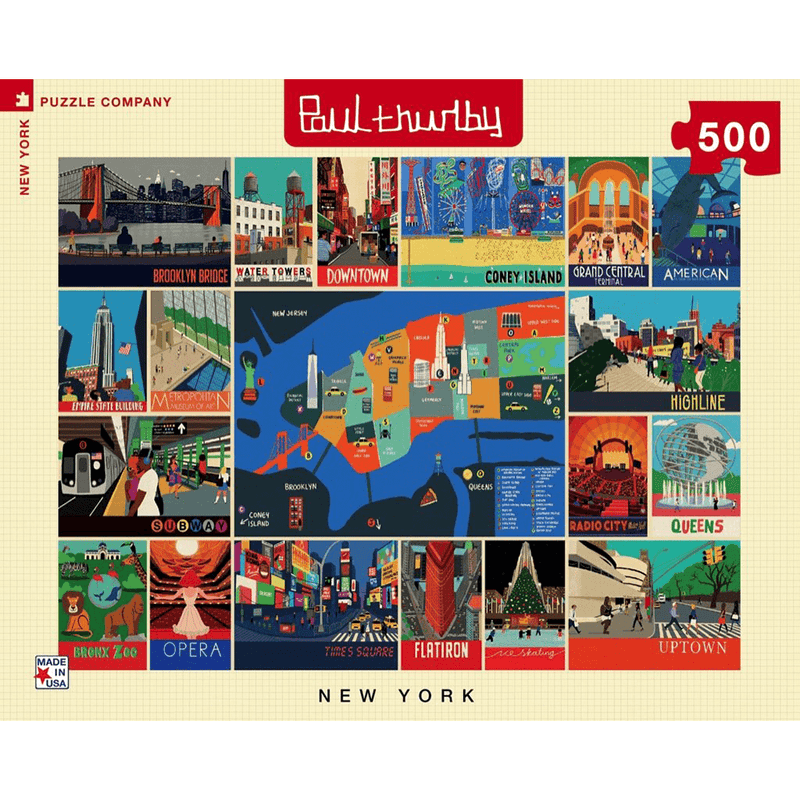 Puzzle (500pc) Paul Thurlby : New York Collage
