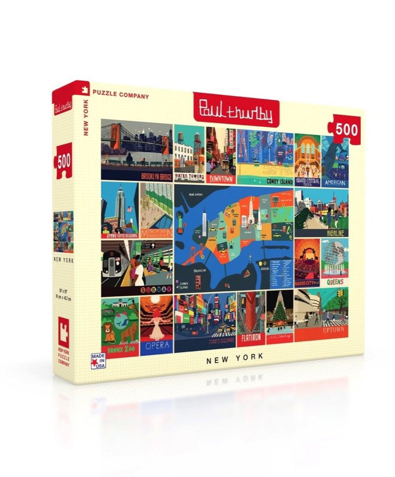 Puzzle (500pc) Paul Thurlby : New York Collage