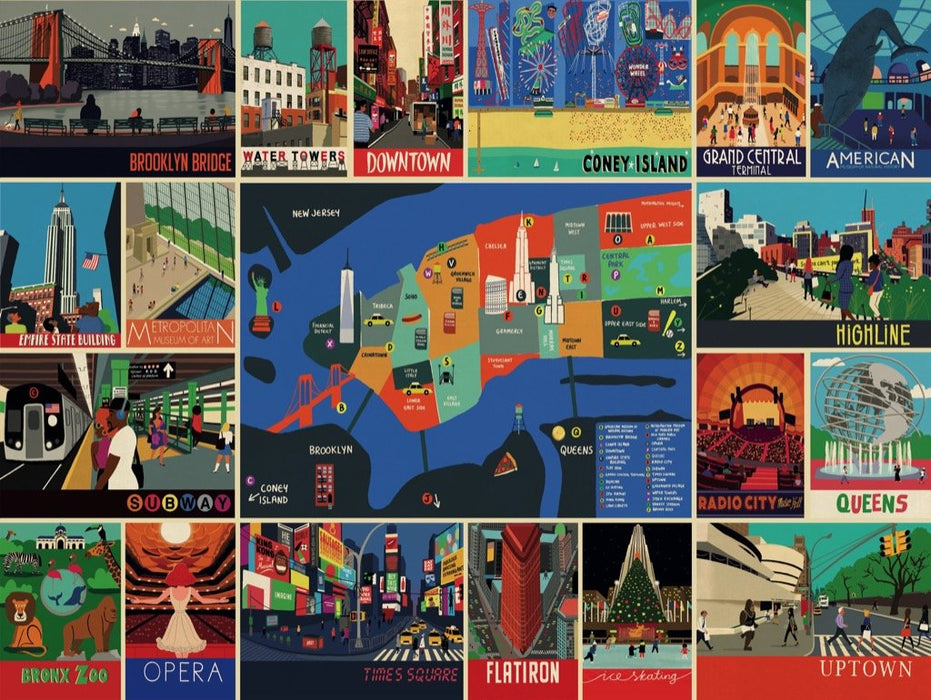 Puzzle (500pc) Paul Thurlby : New York Collage