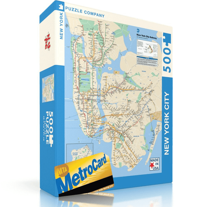 Puzzle (500pc) Map : New York Subway