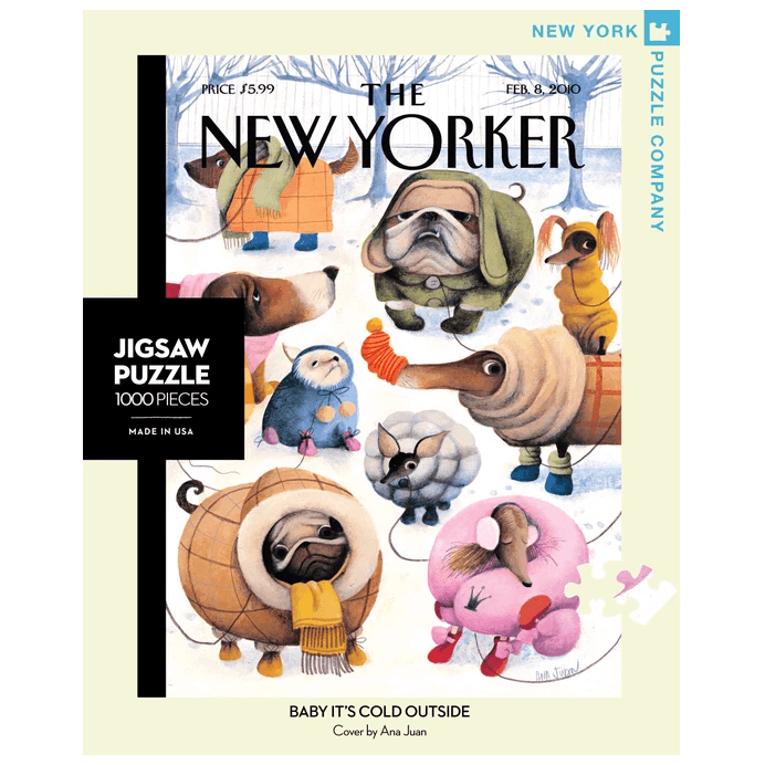 Puzzle (1000pc) New Yorker : Baby It's Cold Outside