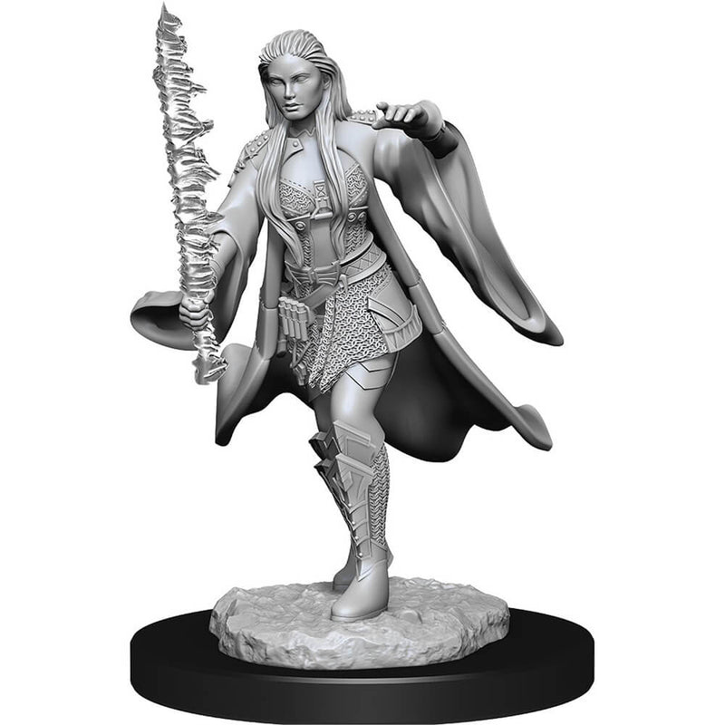Mini - D&D Nolzur's Marvelous : Multiclass Warlock Sorceror (Female)