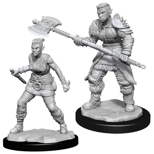 Mini - D&D Nolzur's Marvelous : Orc Barbarian (Female)