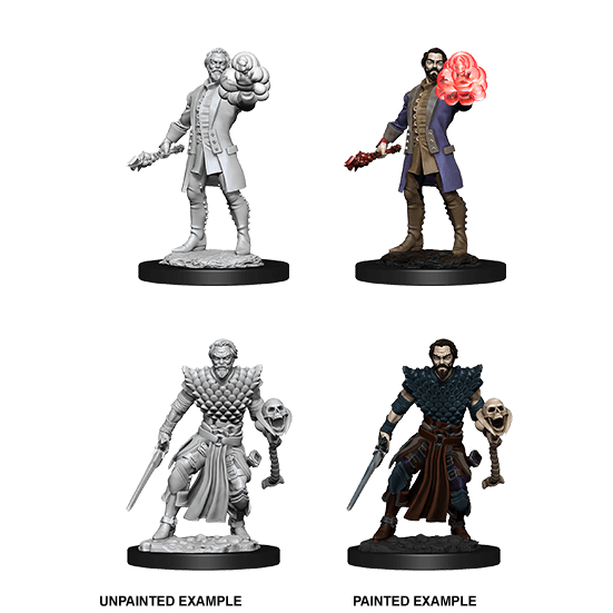 Mini - D&D Nolzur's Marvelous : Human Warlock (Male)