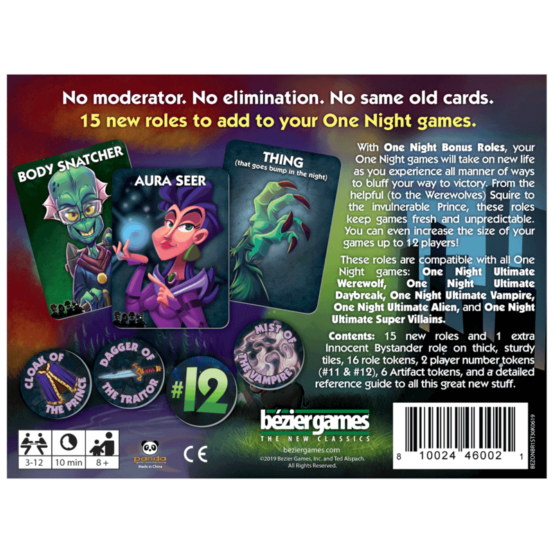 One Night Ultimate Expansion Bonus Roles