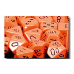 Dice Set 36d6 Opaque (12mm) 25803 Orange / Black