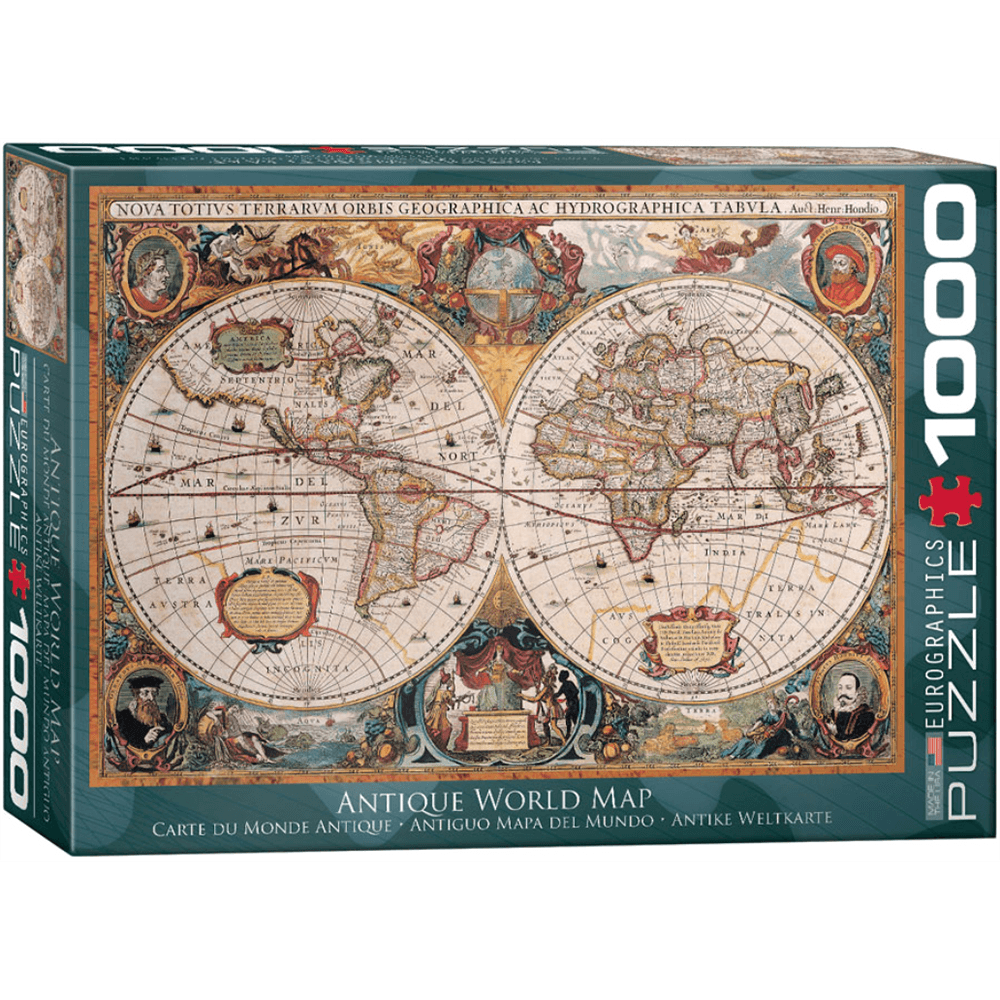 Puzzle (1000pc) Maps & Flags : Orbis Geographica World Map