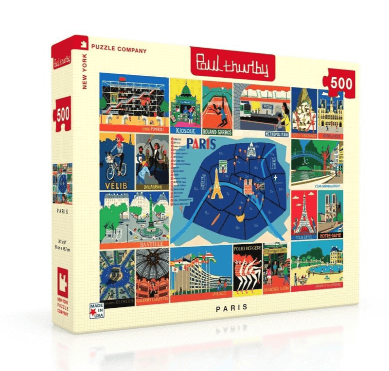 Puzzle (500pc) Paul Thurlby : Paris Collage