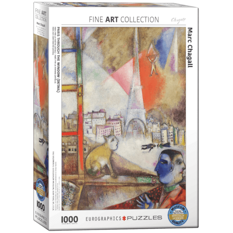 Puzzle (1000pc) Fine Art : Paris Through the Window Detail