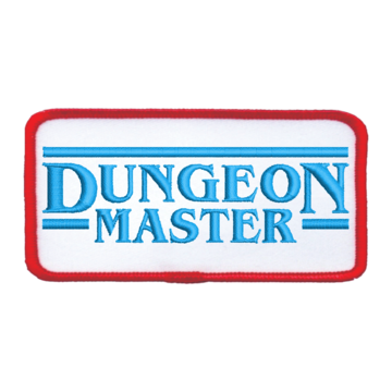 Patch (Iron On) Dungeon Master : Blue / Red