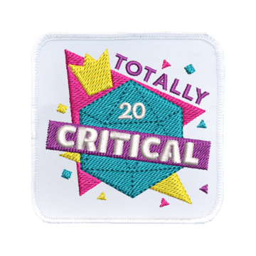 Patch (Iron On) Totally Critical