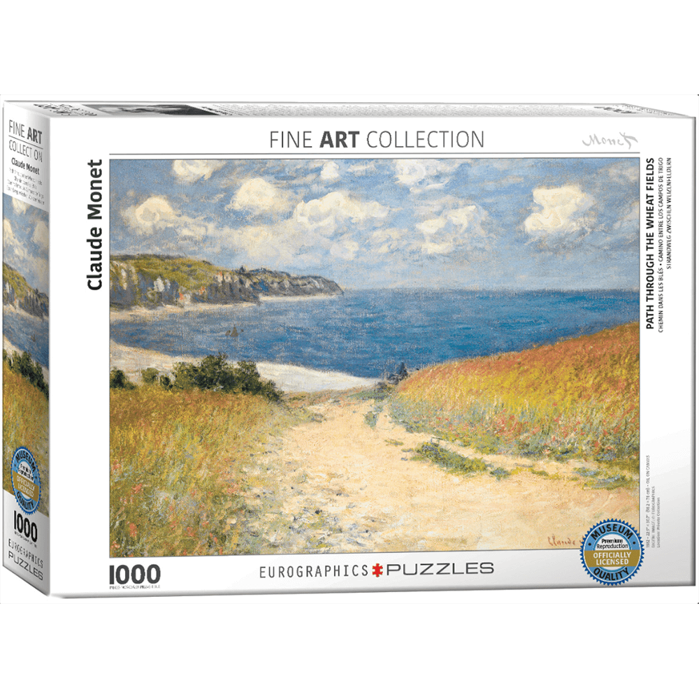 Puzzle (1000pc) Fine Art : Path Through the Wheat Fields