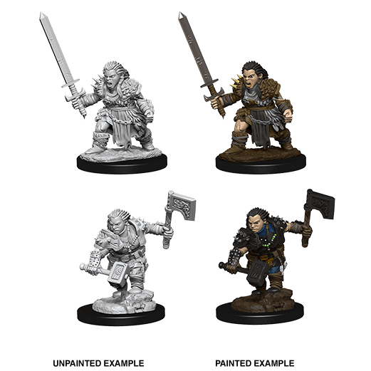 Mini - Pathfinder Deep Cuts : Dwarf Barbarian (Female)