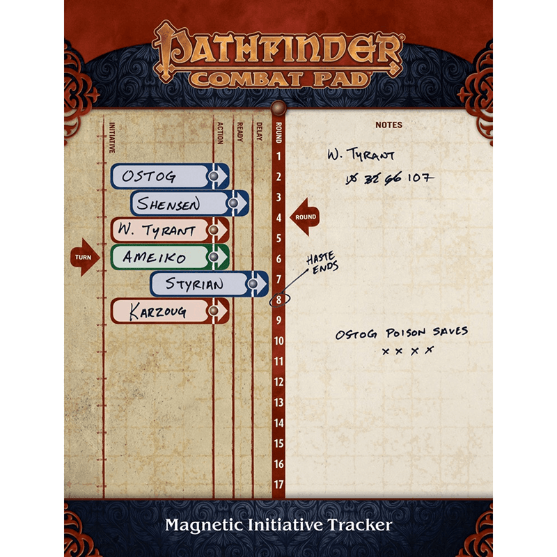 Pathfinder (2nd ed) Combat Pad Magnetic