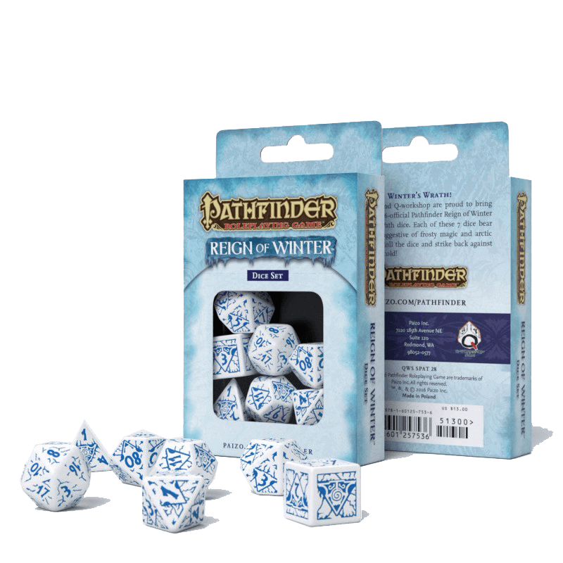 Dice 7-set Pathfinder (16mm) Reign of Winter