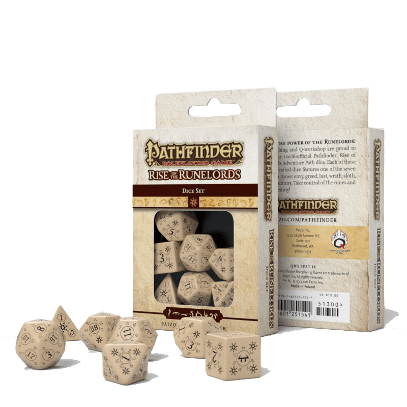 Dice 7-set Pathfinder (16mm) Rise of the Runelords