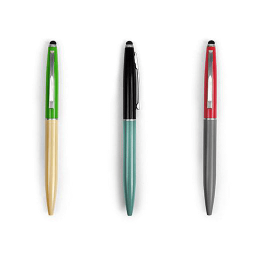 Pen Set Retro Mini + Stylus (2ct)