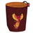 Dice Bag (4x4x6in) Phoenix : Tan / Red