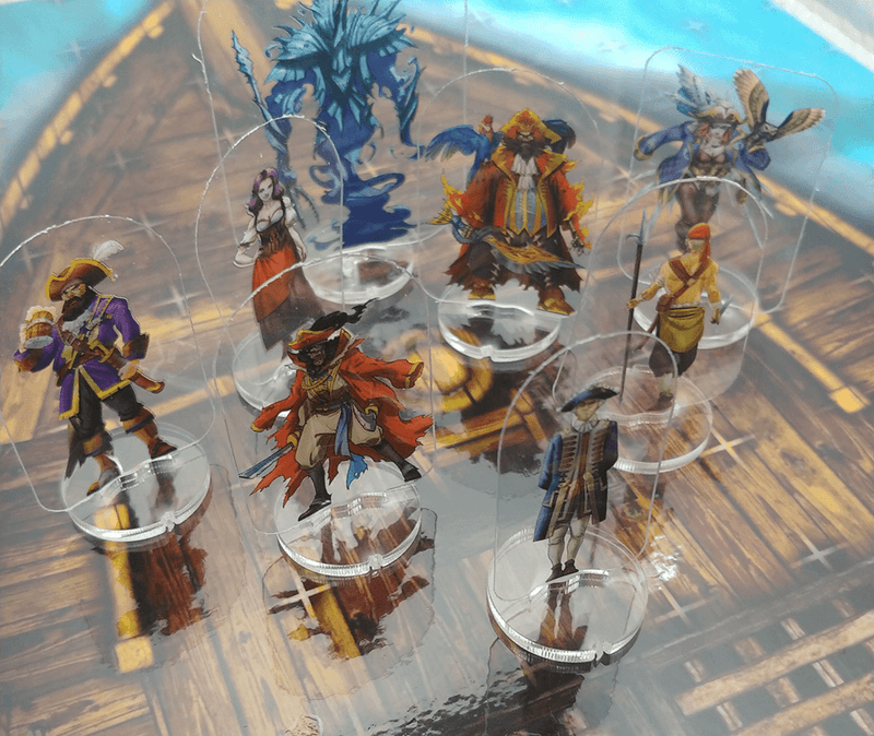 Mini Flat Plastic (62ct) Pirates