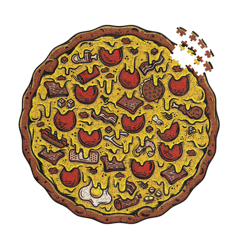 Puzzle (550pc) Pizza : Meat Lover's