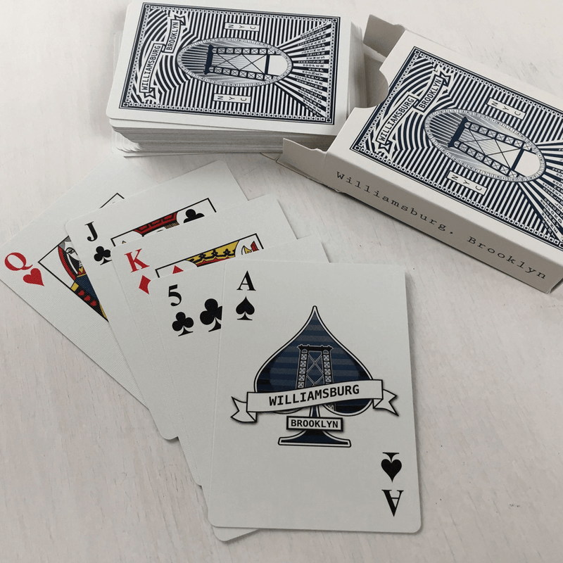 Playing Cards Williamsburg Red