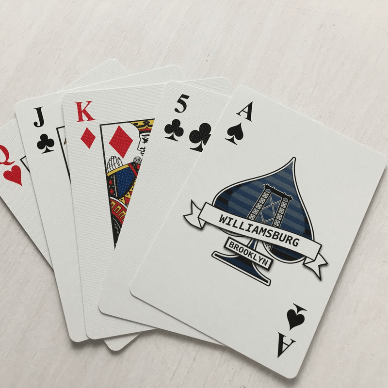 Playing Cards Williamsburg Red